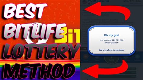 how to win the lottery in bitlife